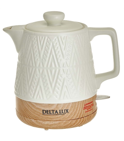 Чайник электрический DELTA LUX DE-1020 белый