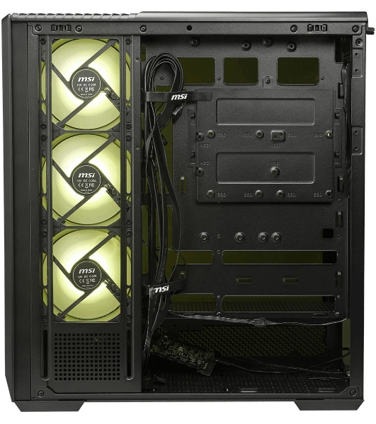 Компьютерный корпус MSI MAG PANO 130R PZ 2xUSB 3.2 Gen 1, 1xUSB 3.2 Gen2 Type-C, 3x120мм ARGB Reverse Blade Fan, 1x120мм ARGB Fan, 1 to 3 Fan PWM Splitter, Tempered Glass Window