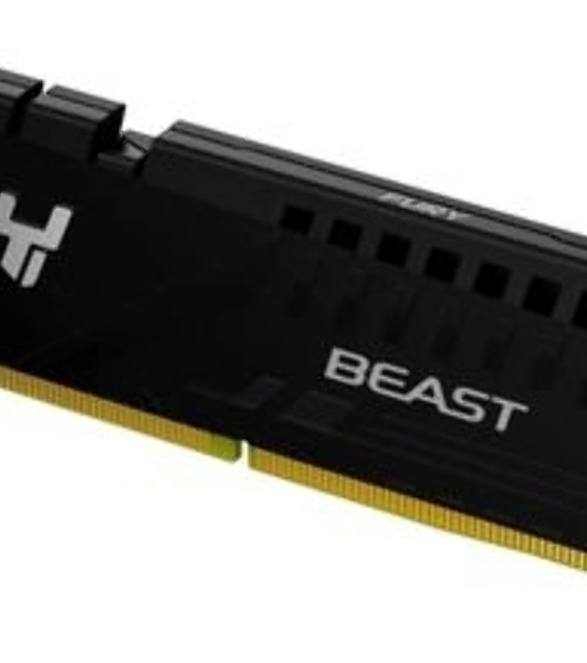 Оперативная память Kingston Fury Beast, DDR5, 32GB (1x32GB), 5600 MHz, CL40, с радиатором, чёрный
