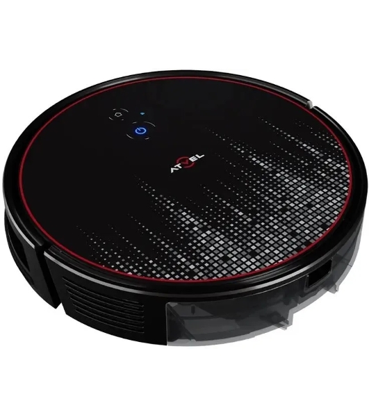 Робот-пылесос Atvel R80 Base черный, 2600 мА*ч Li-Ion, уборка влажная/сухая, пылесборник контейнер 0.34 л