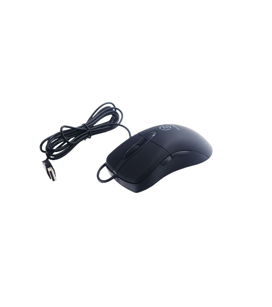 Мышь проводная Raskat M018 черный, 3200 dpi, USB, кнопки - 6