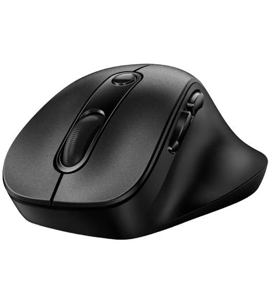 Мышь беспроводная Genius Ergo 9000S черный, 2400 dpi, радиоканал, Bluetooth, USB, кнопки - 6