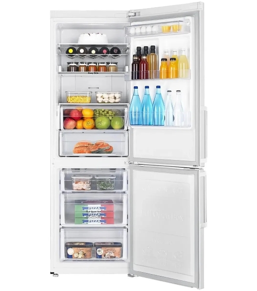 Холодильник Samsung RB33J3515WW/EF белый двухкамерный 231/108л морозилка снизу, No Frost
