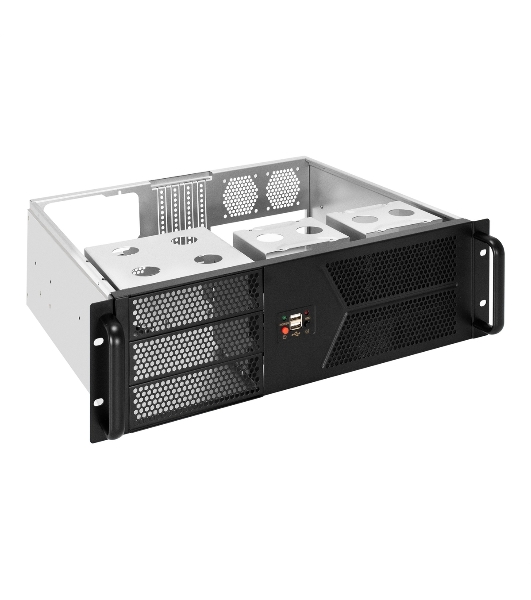 Серверный корпус ExeGate Pro 3U400-07 (RM 19', высота 3U, глубина 400, БП 500PAS, 2хUSB)