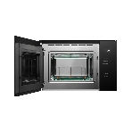 Встраиваемая микроволновая печь Kuppersberg HMW 651 B, High-Tech, 25 л, мощность 900 Вт, кварцевый гриль, поворотный стол, 5 уровней мощности, 8 автоматических программ, размораживание, сенсорное управление, дисплей, черный, фото2