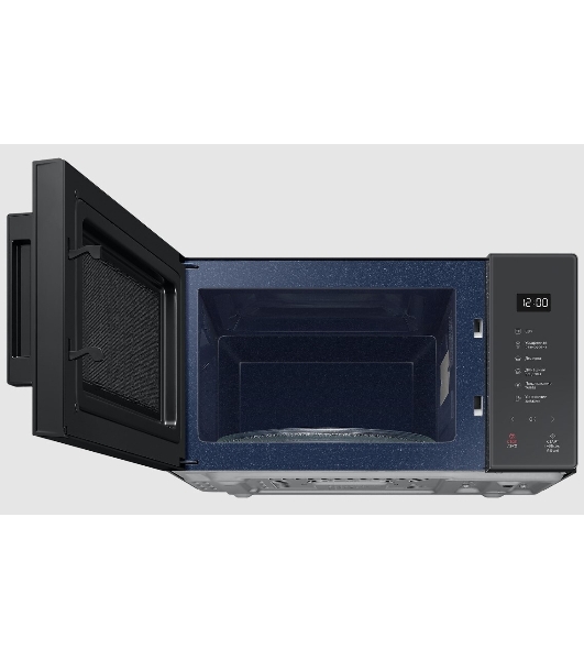 Микроволновая печь Samsung MS23T5018AC/BW антрацит, 23 л, 800 Вт, переключатели - сенсор