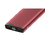 Портативный аккумулятор OLMIO QL-10, 10000mAh, 22.5W, QuickCharge3.0/PowerDelivery, LCD, красный,, фото5