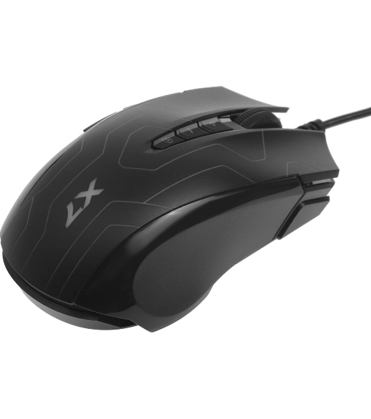 Мышь проводная A4Tech X89 Maze черный, 2400 dpi, USB, кнопки - 8