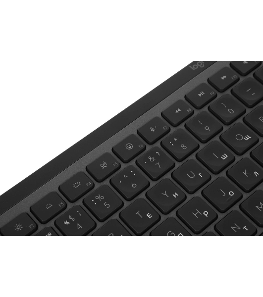 Комплект клавиатура+мышь Logitech MX Keys S Combo беспроводной, USB, 8000 DPI, серый