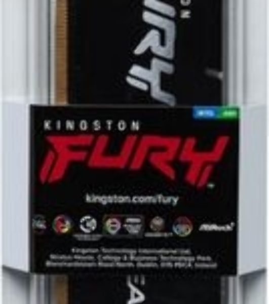 Оперативная память Kingston Fury Beast, DDR5, 32GB (1x32GB), 5600 MHz, CL40, с радиатором, чёрный