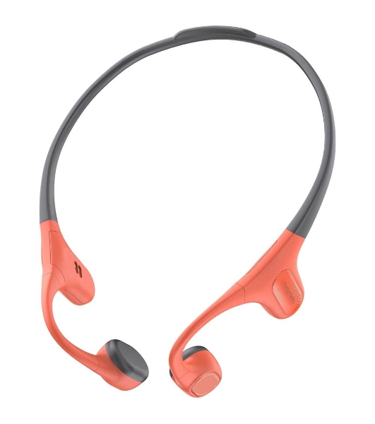Наушники Mojawa Aerra Activa ENC черно-оранжевый, костная проводимость, Bluetooth, до 8 ч