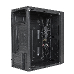 Компьютерный корпус Minitower ExeGate mEVO-9301-NPX450 (mATX, БП 450NPX с вент. 12см, с окном, 2хUSB+1хUSB 3.0, HD аудио, черный, с RGb подсветкой), фото2