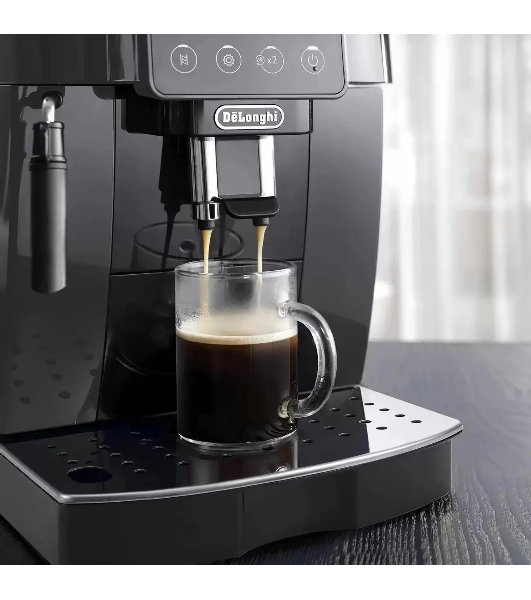Кофемашина автоматическая DeLonghi ECAM220.22.Gb черный, исп. кофе - зерновой/молотый, 1.8 л, 1450 Вт, 15 Бар.