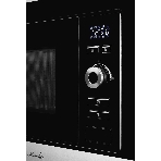 Встраиваемая микроволновая печь Monsher MMH 201 BX 60 см, 20 л, 8 автоматических кулинарных программ, 5 режимов мощности, функция размораживания по весу полуфабрикатов или по времени, черный и нерж., фото2