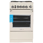 Плита газовая De Luxe 5040.40Г (КР) ЧР-013 бежевый, конфорок 4 газовых, духовка 46 л, 50 см x 85 см x 50 см, фото 1