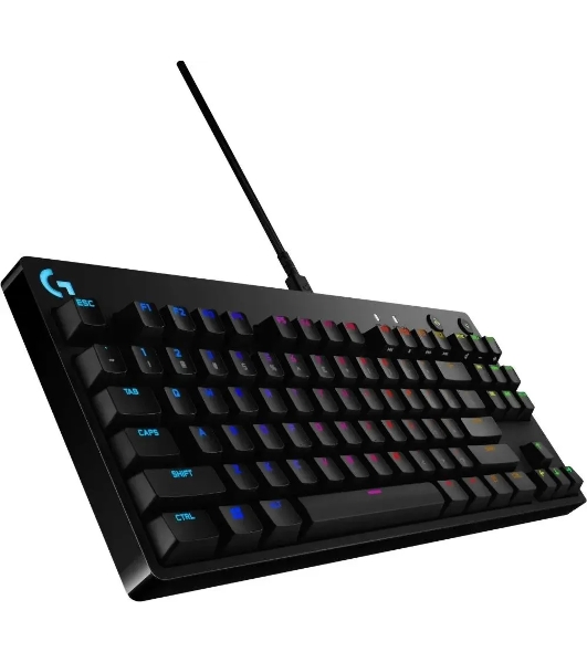 Клавиатура Logitech Gaming PRO проводная, USB Type-A, чёрный