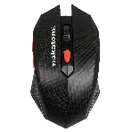 Мышь беспроводная Nakatomi MRON-08U черный, 1600 dpi, радиоканал, USB, кнопки - 6, фото2