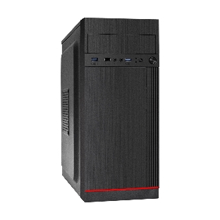 Компьютерный корпус Miditower ExeGate AA-442U2-AA450 (ATX, AA450 8 см, 1хUSB+2хUSB 3.0, аудио, черный)
