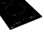 Индукционная варочная панель Monsher MHI 3003, High-Tech, индукция, 30 см, 2 зоны нагрева, inverter, сенсорное управление, 9 уровней мощности, автоматическое отключение, пауза, Booster, таймер, черный, фото2