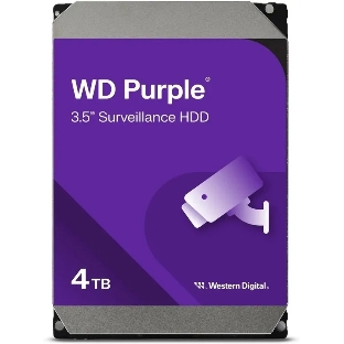 Жесткий диск Western Digital 4TB 5400 Purple Pro Surveillance, Cache 128MB