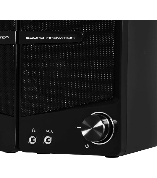 Акустическая система Oklick OK-126 2.0 черный 6Вт