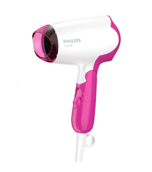 Фен Philips BHD003/00 розовый/белый, 1400 Вт, компактный