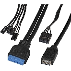 Компьютерный корпус Miditower ExeGate XP-332UC-UNS500 (ATX, БП UNS500 с вент. 12см, 2хUSB 3.0/1хTypeC, аудио, черный), фото2