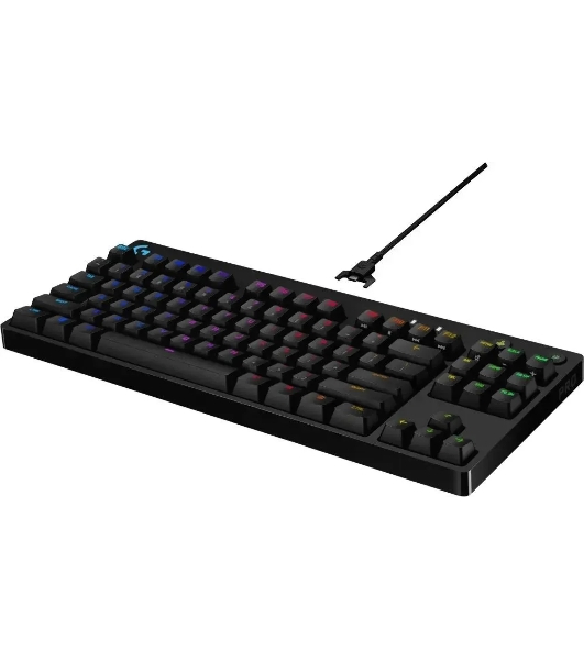 Клавиатура Logitech Gaming PRO проводная, USB Type-A, чёрный