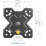 Кронштейн Arm media MARS-6 черный, 10 шт/уп. Кр. стал. настенный для TV 10'-32', max 25 кг, 5 ст св., нак. +5°-15°, пов. ±90° от ст. 62-270 мм. max VESA 100x100 мм., фото5