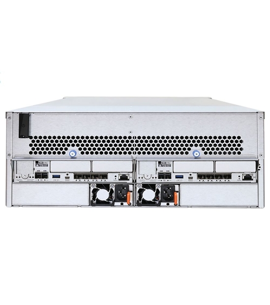 Сетевой накопитель Infortrend CS 2060D-J 4U/60bay, scale-out NAS, dual nodes subsystem including 2x4 Core CPU, 128Gb (8x16Gb), 8x10GbE(SFP+), 4x12Gb/s SAS EXP. Ports, 2x(PSU+FAN), 2x(SuperCap.+flash), 60 x 3.5'; drive trays and rackmount kit, scale out to 144 nodes (w/o 2.5';)