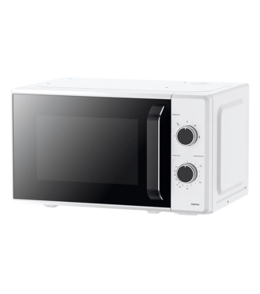 Микроволновая печь Centek CT-1550 белый, 20 л, 700 Вт, переключатели - поворотный механизм