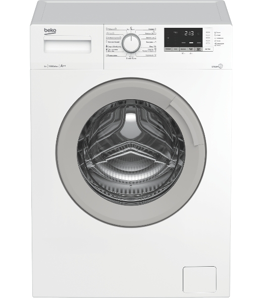 Стиральная машина Beko WSDN63512ZSW белый, загрузка фронтальная 6 кг, 1000 об/мин., класс: А