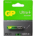 Батарея GP Ultra Plus Alkaline 24AUPA21-2CRSB4 AAA (4шт) блистер, фото 1