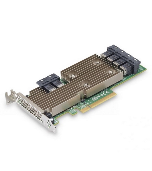 HBA-адаптер Broadcom 9305-24i SGL (05-25699-00/03-25699-02007) PCIe 3.0 x8 LP, SAS/SATA 12G HBA, 24port(6*int SFF8643), 3224 IOC