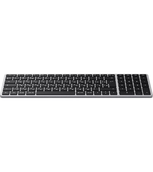 Клавиатура Satechi Slim X2 беспроводная, Bluetooth, серый