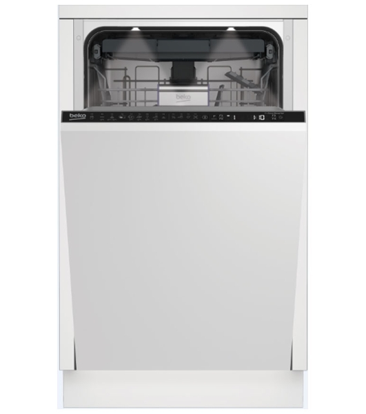 Встраиваемая посудомоечная машина Beko BDIS38121Q, белый, 44.8 см, 11 компл., 46 дБ, класс A