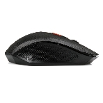 Мышь беспроводная Nakatomi MRON-08U черный, 1600 dpi, радиоканал, USB, кнопки - 6, фото4