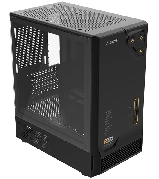Компьютерный корпус RAMS 1.0 черный-Type C