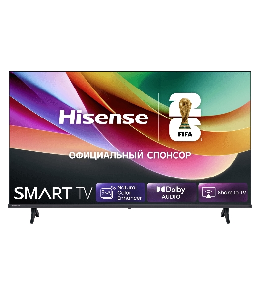 Телевизор Hisense 40' 40A4S черный LED FHD 60Hz Smart TV HomeOS
