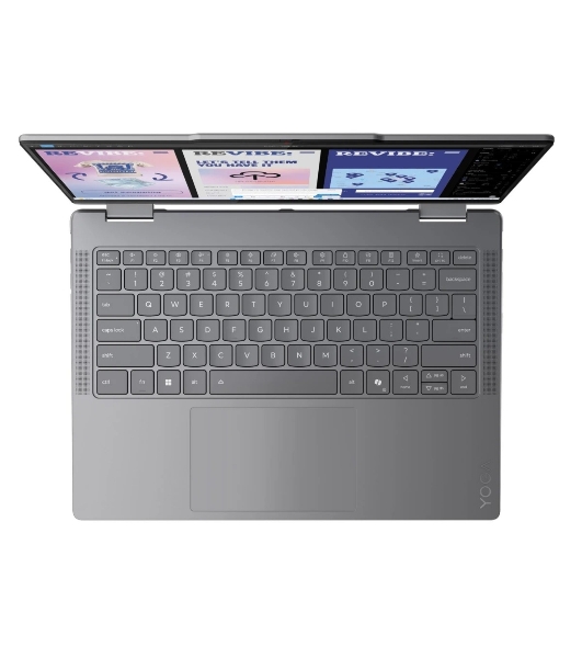 Ноутбук Lenovo Yoga 7 2-in-1 14ILL10 14'(1920x1200 OLED)/Touch/Intel Core Ultra 5 226V(2.1Ghz)/16384Mb/512PCISSDGb/noDVD/Int:Intel Arc graphics/Cam/BT/WiFi/70WHr/war 1y/1.38kg/luna grey/Win11Home + 65W, Pen, RU kbd