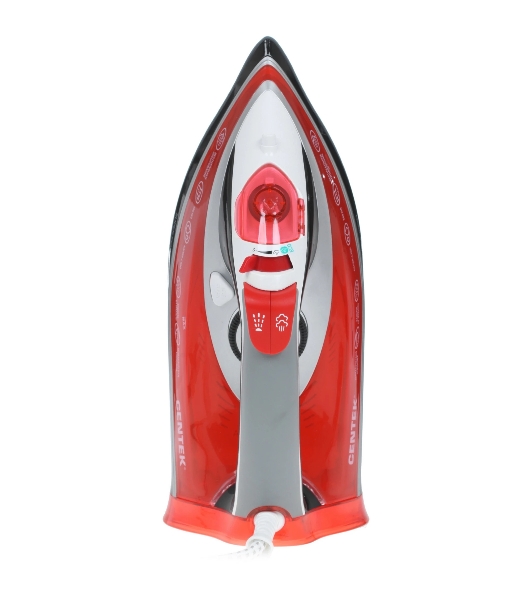 Утюг Centek CT-2346 красный/черный/белый, 3000 Вт, 45 г/мин, 190 г/мин, 380 мл