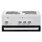 Плита электрическая De Luxe 5003.18Э белый, конфорок 3 шт, духовка 46 л, 50 см x 85 см x 50 см, фото2
