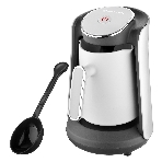 Электрическая турка BRAYER BR1142 белый/серый, исп. кофе -молотый, 0.5 л, 500 Вт., фото4