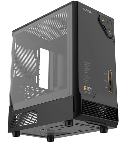 Компьютерный корпус RAMS 1.0 черный-Type C