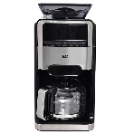 Кофеварка капельная со встроенной кофемолкой BQ CM3002 черный-стальной, исп. кофе - зерновой/молотый, 1.5 л, 1400 Вт, фото3