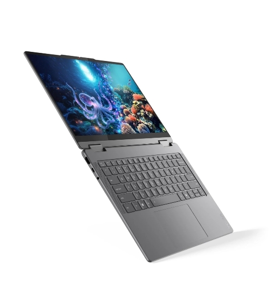 Ноутбук Lenovo Yoga 7 2-in-1 14ILL10 14'(1920x1200 OLED)/Touch/Intel Core Ultra 5 226V(2.1Ghz)/16384Mb/512PCISSDGb/noDVD/Int:Intel Arc graphics/Cam/BT/WiFi/70WHr/war 1y/1.38kg/luna grey/Win11Home + 65W, Pen, RU kbd