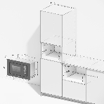 Встраиваемая микроволновая печь Monsher MMH 201 BX 60 см, 20 л, 8 автоматических кулинарных программ, 5 режимов мощности, функция размораживания по весу полуфабрикатов или по времени, черный и нерж., фото6