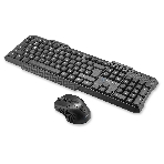 Комплект клавиатура+мышь Oklick 205MK беспроводной, USB, 1600 DPI, чёрный, фото2