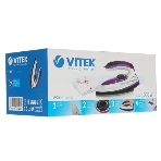 Утюг дорожный Vitek VT-8305 1000 Вт белый/фиолетовый, фото2