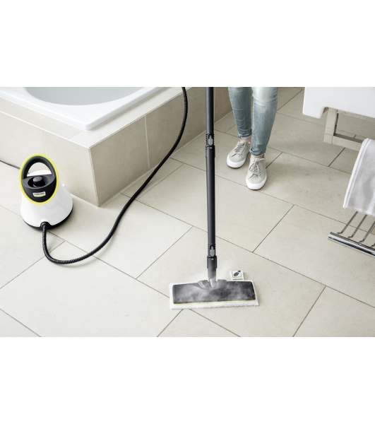 Пароочиститель Karcher EasyFix SC 2 Deluxe белый, напольный, 1500 Вт, 100 г/мин, 1000 мл